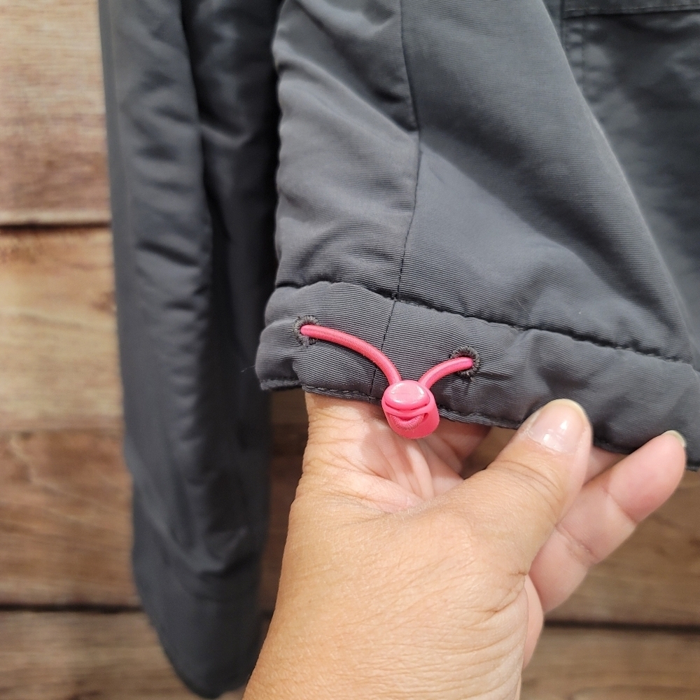 Hollister Fleece Lined Gray Pink Coat - S - Picture 5 of 8